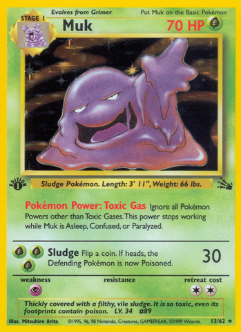 Muk (13/62) [Fossil 1st Edition] - Comfy Hobbies