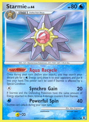 Starmie (50/111) [Platinum: Rising Rivals] - Comfy Hobbies