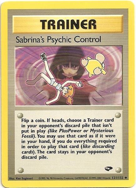 Sabrina's Psychic Control (121/132) [Gym Challenge Unlimited] - Comfy Hobbies