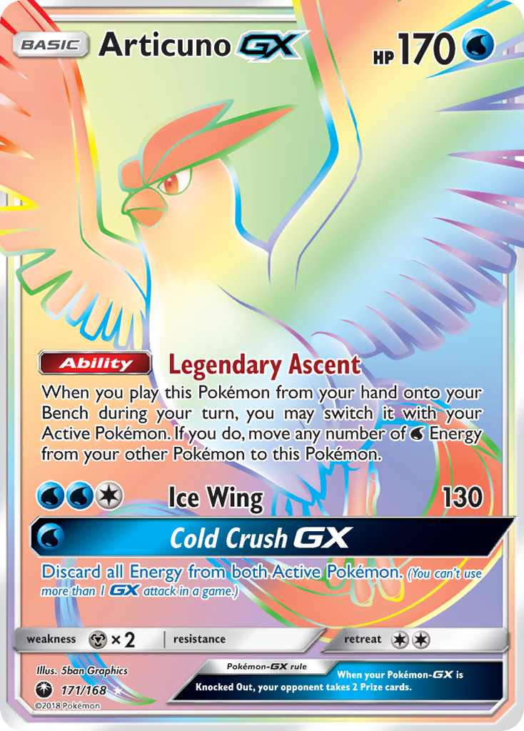 Articuno GX (171/168) [Sun & Moon: Celestial Storm] - Comfy Hobbies