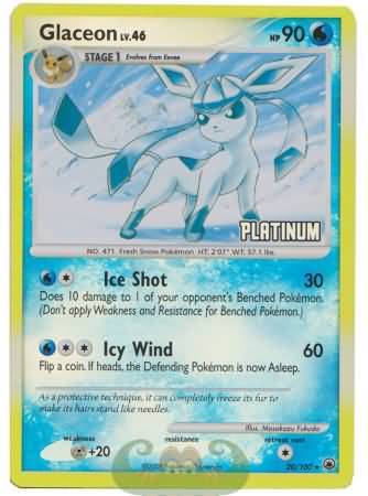 Glaceon (20/100) [Burger King Promos: 2009 Collection] - Comfy Hobbies