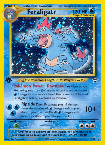 Feraligatr (5/111) [Neo Genesis 1st Edition] - Comfy Hobbies