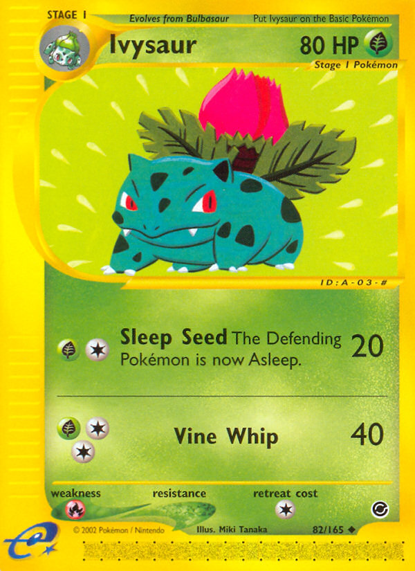Ivysaur (82/165) [Expedition: Base Set] - Comfy Hobbies