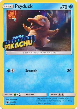 Psyduck Detective (SM199) (Pikachu Stamped) [Sun & Moon: Black Star Promos] - Comfy Hobbies