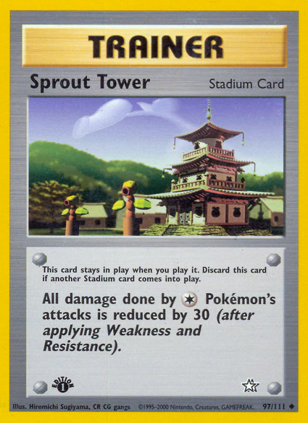Sprout Tower (97/111) [Neo Genesis 1st Edition] - Comfy Hobbies