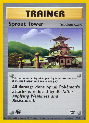 Sprout Tower (97/111) [Neo Genesis 1st Edition] - Comfy Hobbies