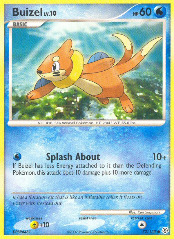 Buizel (72/130) [Diamond & Pearl: Base Set] - Comfy Hobbies