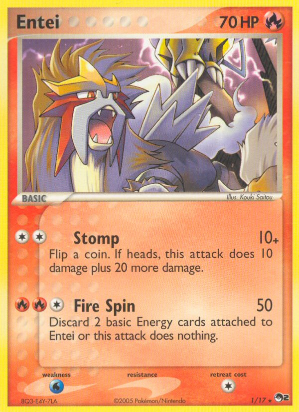 Entei (1/17) [POP Series 2] - Comfy Hobbies