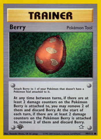 Berry (99/111) [Neo Genesis 1st Edition] - Comfy Hobbies