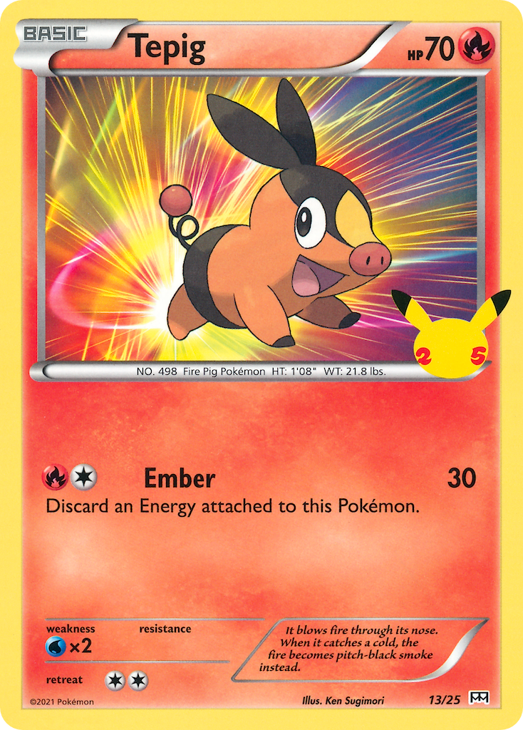 Tepig (13/25) [McDonald's 25th Anniversary] - Comfy Hobbies