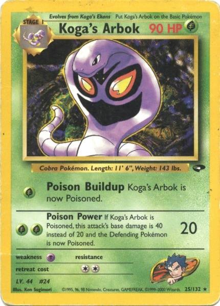 Koga's Arbok (25/132) [Gym Challenge Unlimited] - Comfy Hobbies