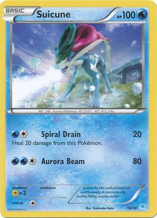 Suicune (14/30) [XY: Trainer Kit 3 - Suicune] - Comfy Hobbies