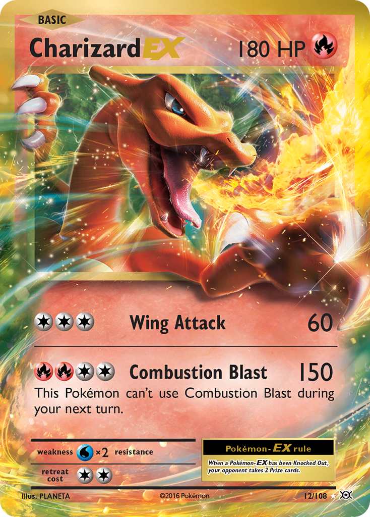 Charizard EX (12/108) [XY: Evolutions] - Comfy Hobbies