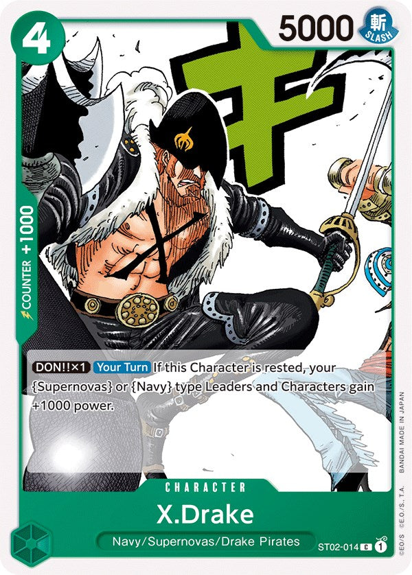 X.Drake [Starter Deck: Worst Generation] - Comfy Hobbies