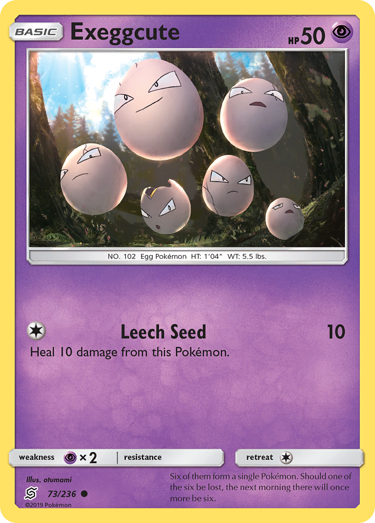 Exeggcute (73/236) [Sun & Moon: Unified Minds] - Comfy Hobbies