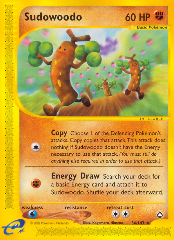 Sudowoodo (36/147) [Aquapolis] - Comfy Hobbies