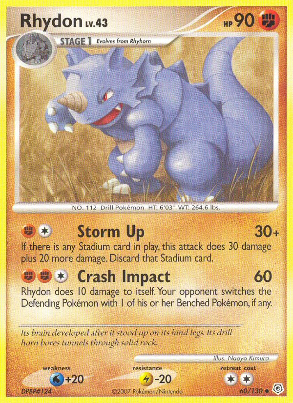 Rhydon (60/130) [Diamond & Pearl: Base Set] - Comfy Hobbies