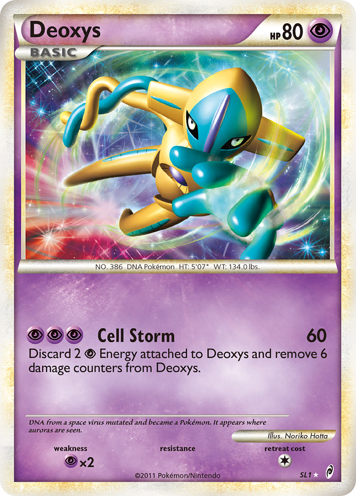 Deoxys (SL1) [HeartGold & SoulSilver: Call of Legends] - Comfy Hobbies