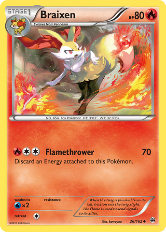 Braixen (26/162) [XY: BREAKthrough] - Comfy Hobbies