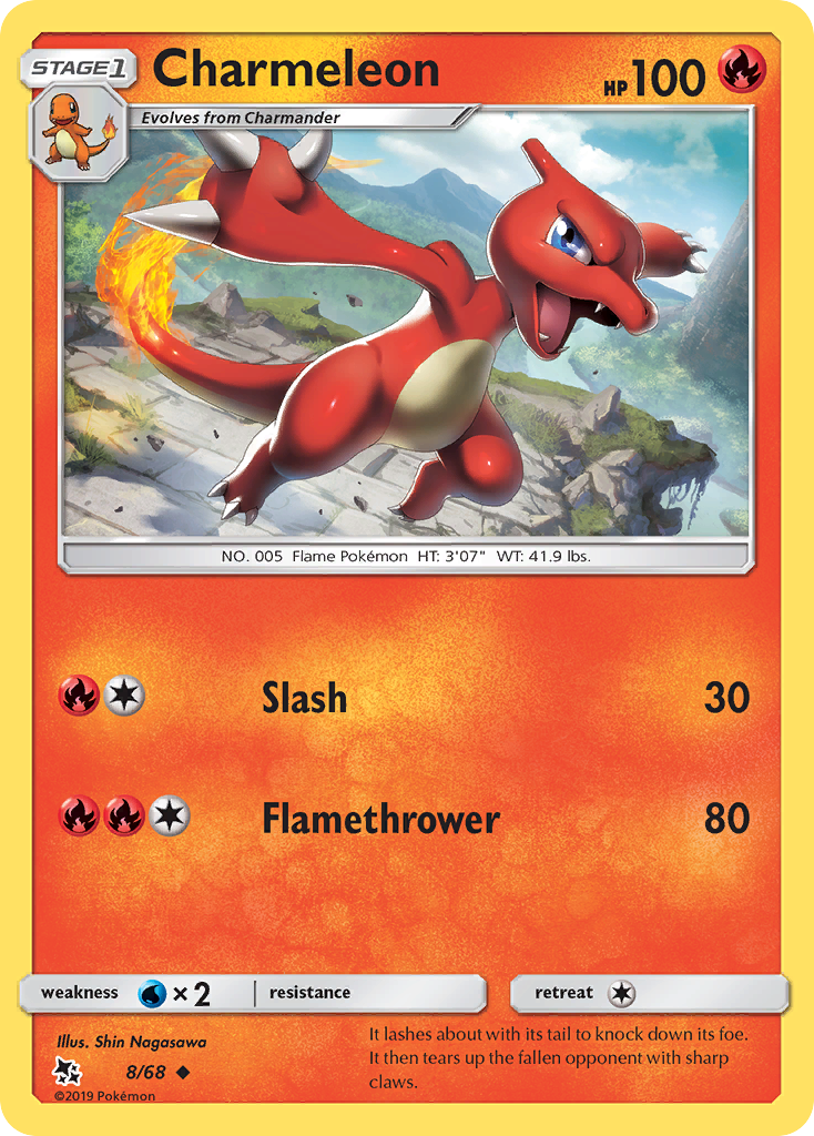 Charmeleon (8/68) [Sun & Moon: Hidden Fates] - Comfy Hobbies