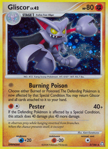 Gliscor (5/146) (Theme Deck Exclusive) [Diamond & Pearl: Legends Awakened] - Comfy Hobbies