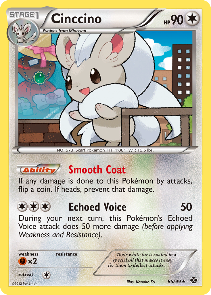 Cinccino (85/99) [Black & White: Next Destinies] - Comfy Hobbies