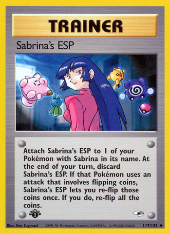 Sabrina's ESP (117/132) [Gym Heroes 1st Edition] - Comfy Hobbies