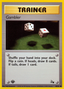 Gambler (60/62) [Fossil 1st Edition] - Comfy Hobbies
