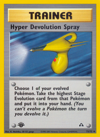 Hyper Devolution Spray (73/75) [Neo Discovery 1st Edition] - Comfy Hobbies