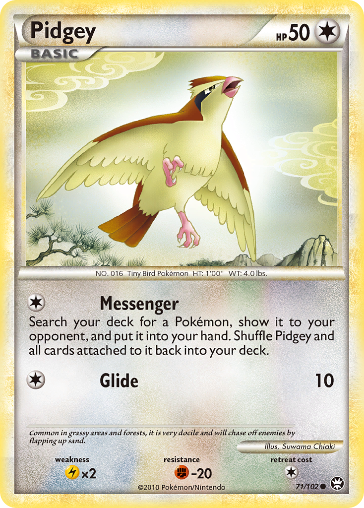 Pidgey (71/102) [HeartGold & SoulSilver: Triumphant] - Comfy Hobbies
