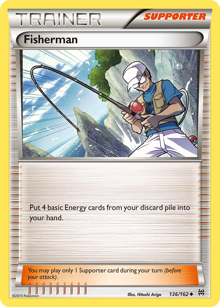 Fisherman (136/162) [XY: BREAKthrough] - Comfy Hobbies