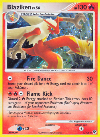 Blaziken (1/106) [Diamond & Pearl: Great Encounters] - Comfy Hobbies
