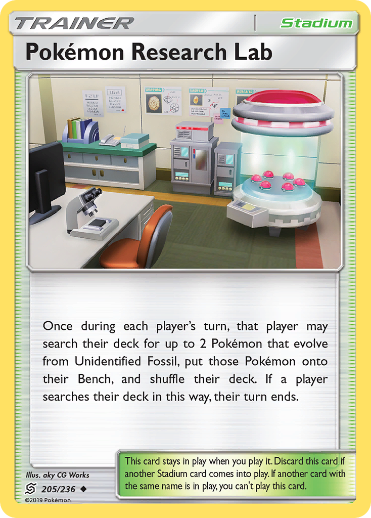 Pokemon Research Lab (205/236) [Sun & Moon: Unified Minds] - Comfy Hobbies