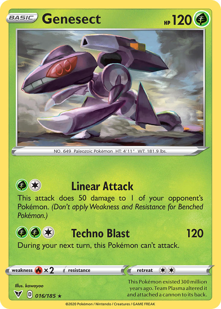 Genesect (016/185) [Sword & Shield: Vivid Voltage] - Comfy Hobbies