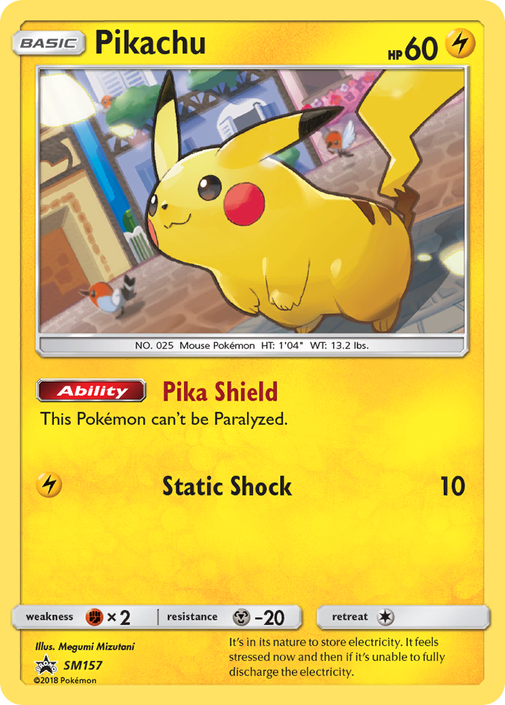 Pikachu (SM157) [Sun & Moon: Black Star Promos] - Comfy Hobbies