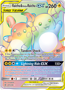 Raichu & Alolan Raichu GX (241/236) [Sun & Moon: Unified Minds] - Comfy Hobbies