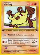 Mankey (61/82) [Team Rocket 1st Edition] - Comfy Hobbies