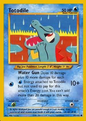 Totodile (85/105) [Neo Destiny Unlimited] - Comfy Hobbies