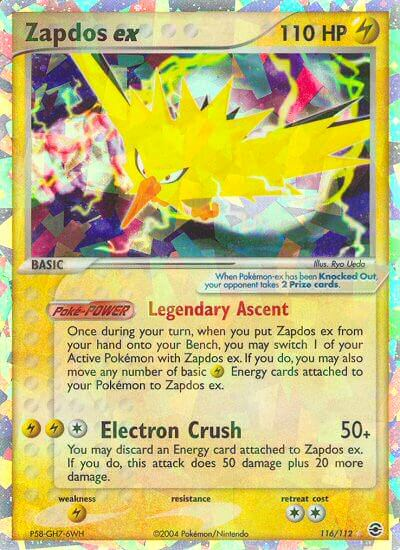 Zapdos ex (116/112) [EX: FireRed & LeafGreen] - Comfy Hobbies