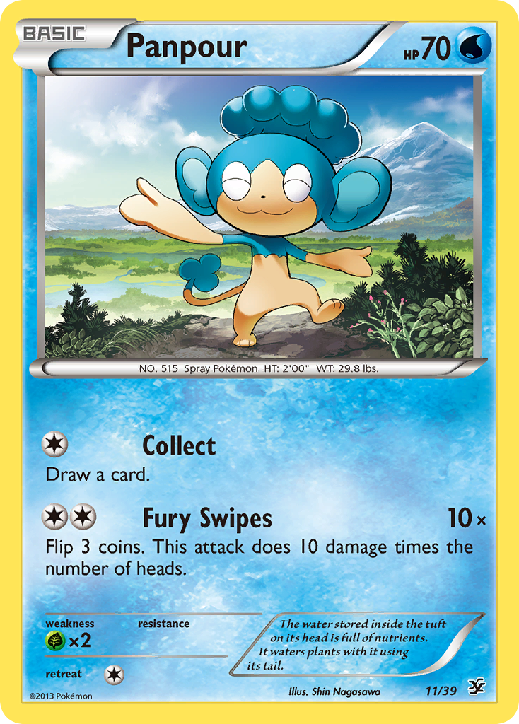 Panpour (11/39) [XY: Kalos Starter Set] - Comfy Hobbies