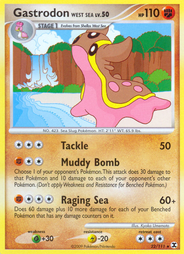 Gastrodon West Sea (22/111) [Platinum: Rising Rivals] - Comfy Hobbies