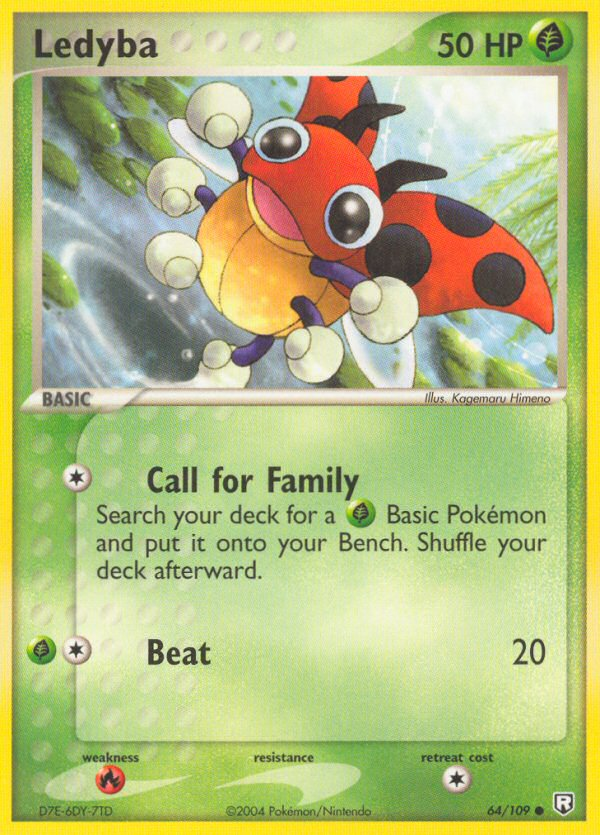 Ledyba (64/109) [EX: Team Rocket Returns] - Comfy Hobbies