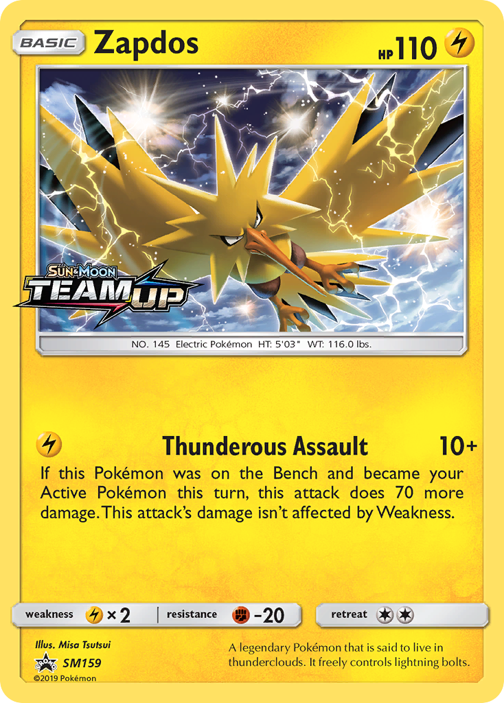 Zapdos (SM159) [Sun & Moon: Black Star Promos] - Comfy Hobbies