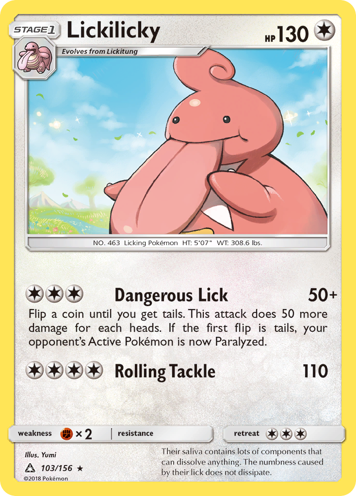 Lickilicky (103/156) [Sun & Moon: Ultra Prism] - Comfy Hobbies