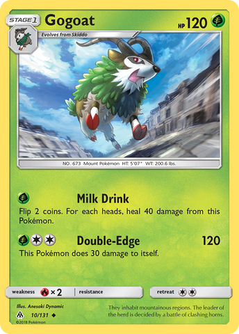 Gogoat (10/131) [Sun & Moon: Forbidden Light] - Comfy Hobbies