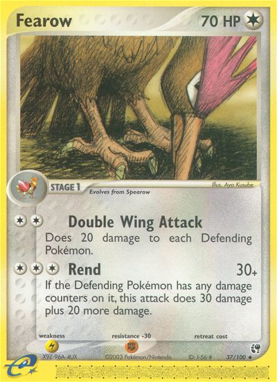 Fearow (37/100) [EX: Sandstorm] - Comfy Hobbies