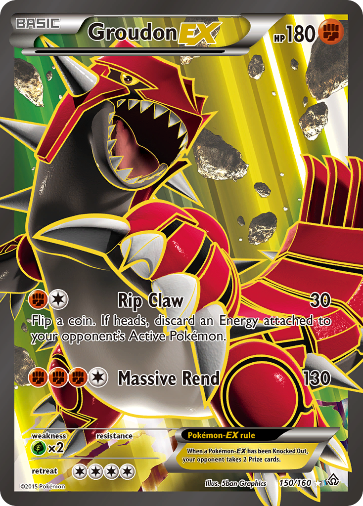 Groudon EX (150/160) [XY: Primal Clash] - Comfy Hobbies