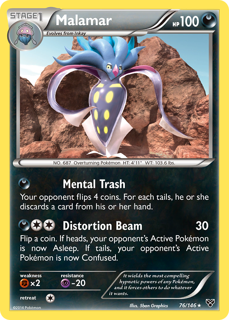 Malamar (76/146) [XY: Base Set] - Comfy Hobbies
