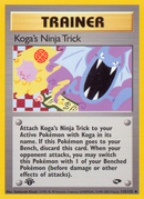 Koga's Ninja Trick (115/132) [Gym Challenge 1st Edition] - Comfy Hobbies