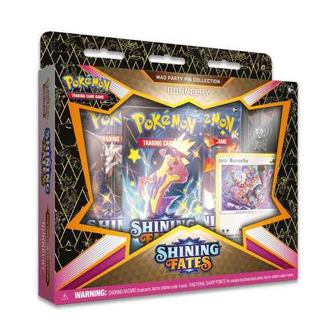 Shining Fates - Mad Party Pin Collection (Bunnelby) - Comfy Hobbies
